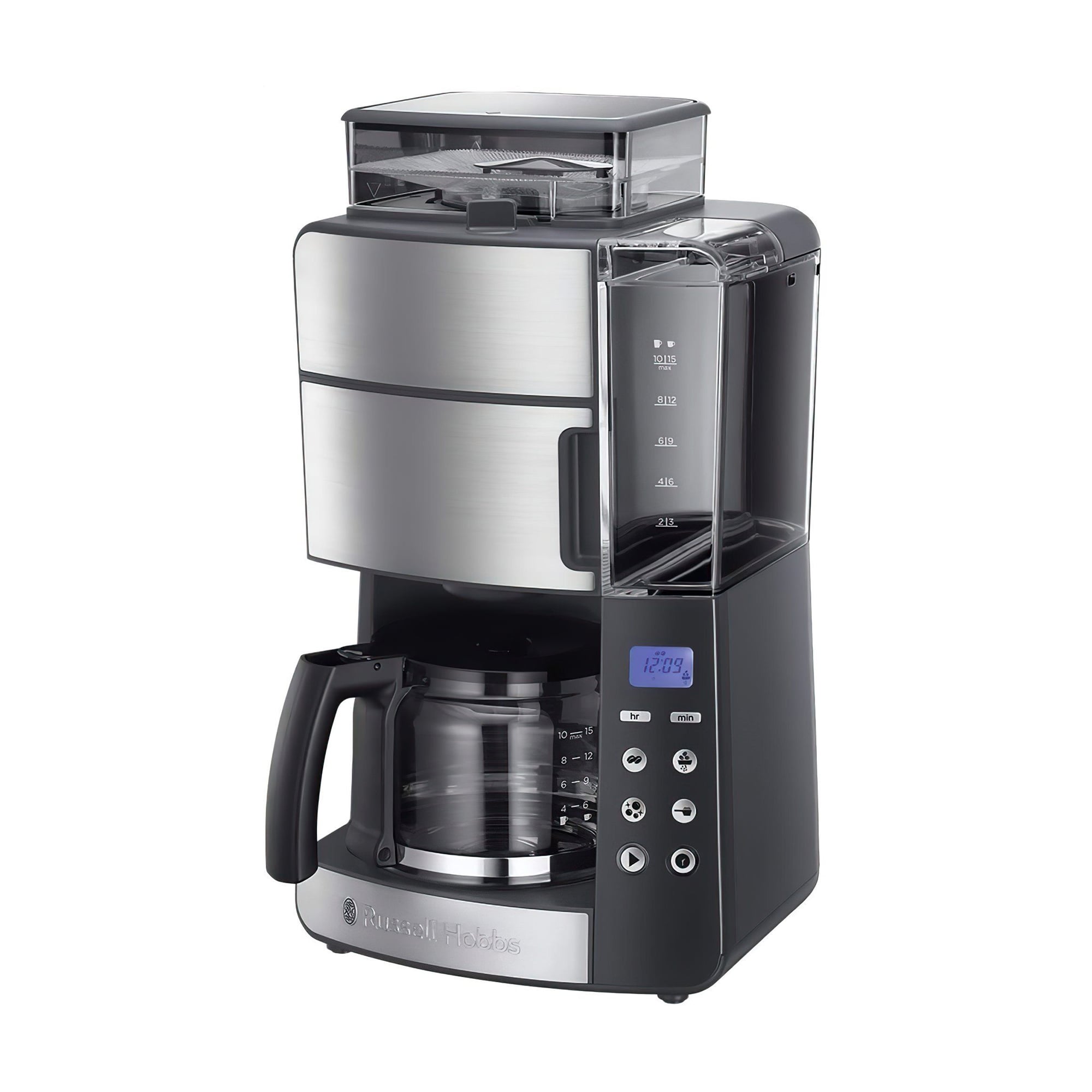 Кавоварка крапельна Russell Hobbs Grind and Brew чорна, 1.25 л (25610-56)